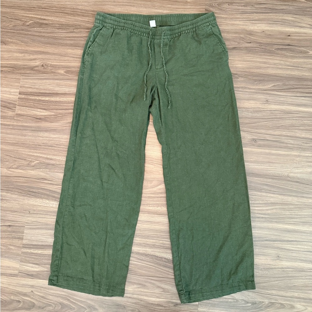 Old Navy Green Straight Leg Pants